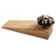 2 Pieces Black And Golden Leaf Big Melon Ceramic Wooden Door Stopper